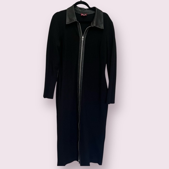 STAUD Black Zip-Front Dress - Picture 3 of 6